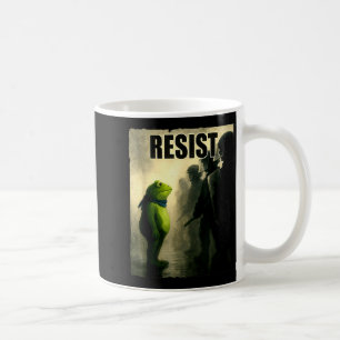 Taza De Café Ranas resisten protesta de rana de Portland vintag