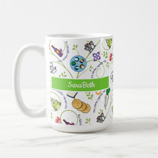 Taza De Café Ranas vitivinícolas coloridas del Séder Matza