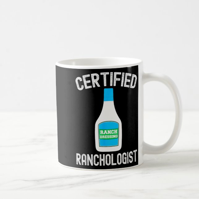 Taza De Café Ranch Dressing Gift Funny Ranch Dressing Sauce Hum (Derecha)