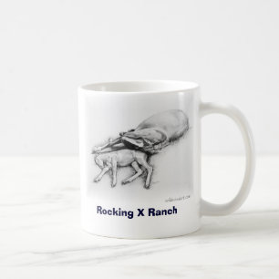 Taza De Café Rancho oscilante de X
