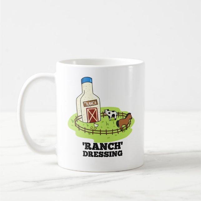 Taza De Café Rancho Vestido Gracioso Bolla de Alimentos (Izquierda)