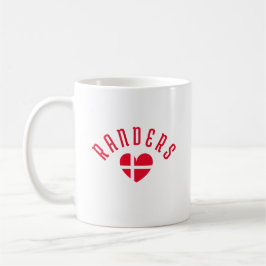 Taza De Café RANDERS Dinamarca Heart