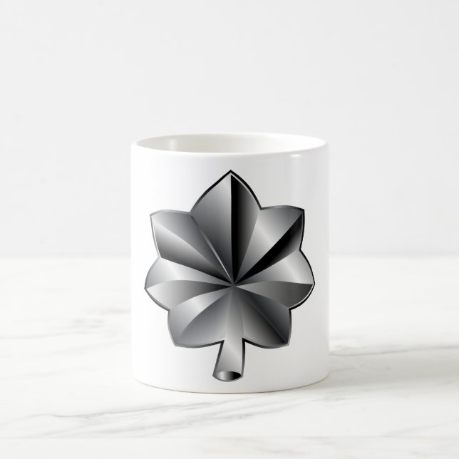 Taza De Café Rango Militar de Estados Unidos - Teniente Coronel (Centro)