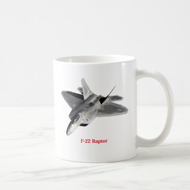 Taza De Café Raptor F-22 (Derecha)