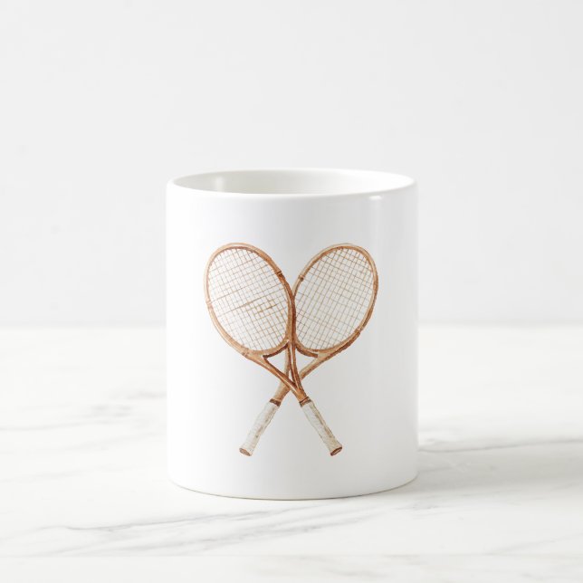 Taza De Café Raquetas de Tenis (Centro)