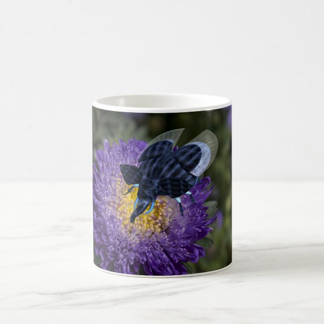 Taza De Café Rara bicho de elefante azul (Centro)