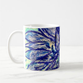 Taza De Café Rare Blue Dahlia