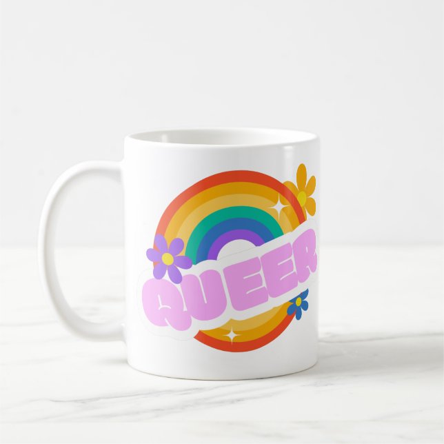 Taza De Café Raro. LGTB+Orgullo. Chapa (Izquierda)