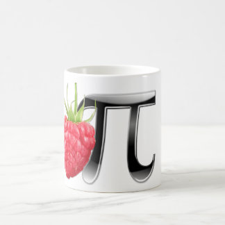 Taza De Café Rasbperry y símbolo del pi