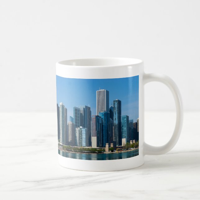 Taza De Café Rascacielos de Chicago Coffee Mug (Derecha)