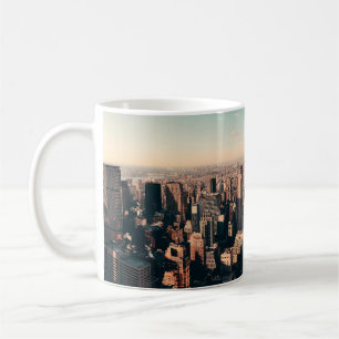 Taza De Café Rascacielos de la ciudad de Nueva York Terraza en