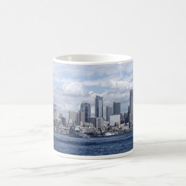 Taza De Café Rascacielos de Seattle Washington (Centro)