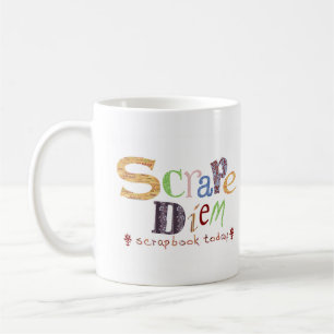 Taza De Café Rascado Diem (Scrapbooking)
