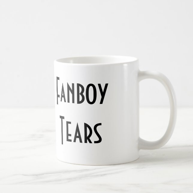 Taza De Café Rasgones del Fanboy (Derecha)