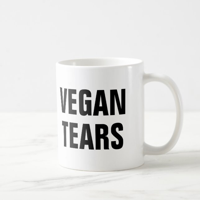Taza De Café Rasgones del vegano (Derecha)
