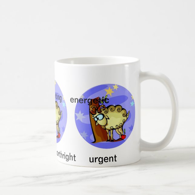 Taza De Café Rasgos de artrias de personalizable Cute Personali (Derecha)