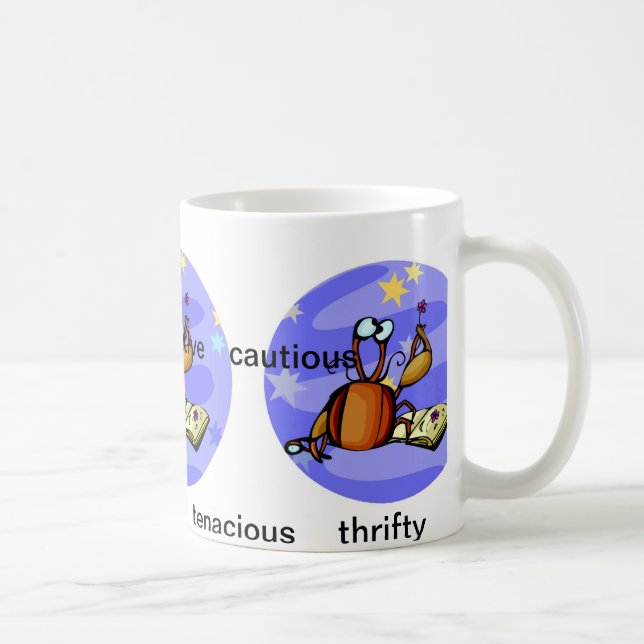 Taza De Café Rasgos de cangrejo de Personalizado de personaliza (Derecha)