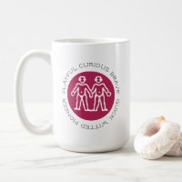 Rasgos de Géminis rosados cúbiertos Zodiac Mug