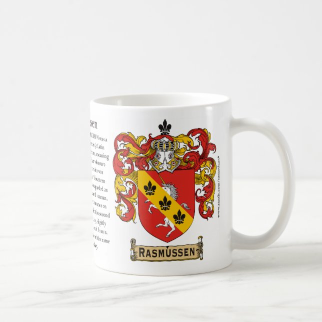 Taza De Café Rasmussen, el origen, el significado y el escudo M (Derecha)
