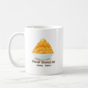 Taza De Café Raspado de Mango de Taiwán Postre de verano de T