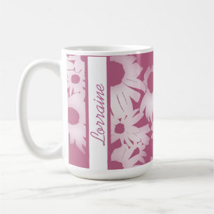Taza De Café Raspberry Color Me Daisies