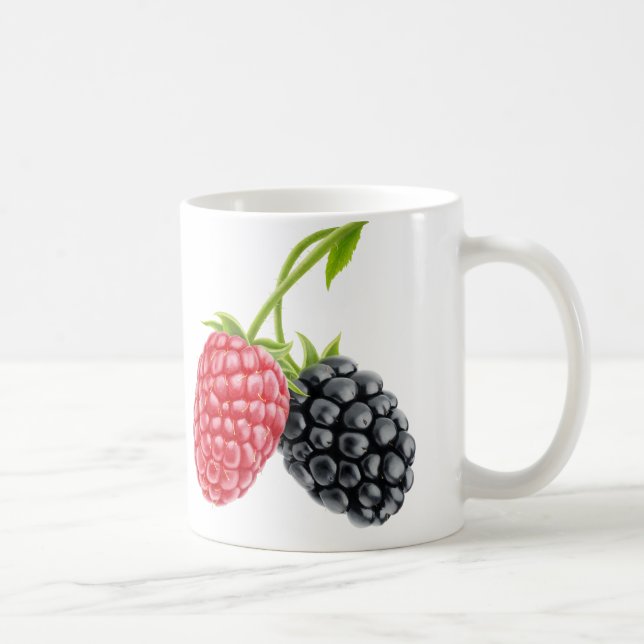 Taza De Café Raspberry y mora (Derecha)