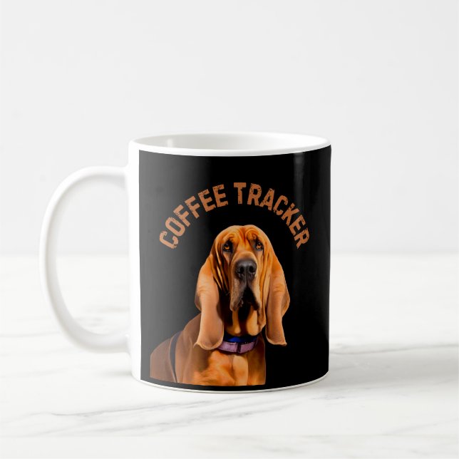 Taza De Café Rastreador de café perro de perro de perro (Izquierda)