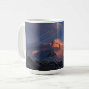 Taza De Café Rastro de estrellas Monte Everest Tíbet, China