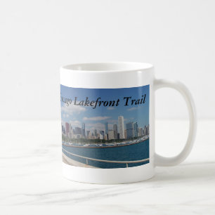 Taza De Café Rastro de la orilla del lago de Chicago