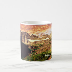 Taza De Café Rastro del glaciar de Grinnell del Parque Nacional