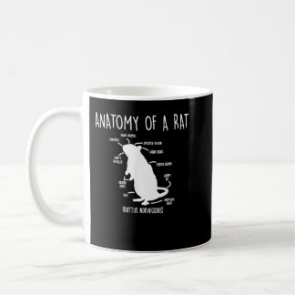 Taza De Café Rat Anatomy Mouse Lover Rodent Whisperer