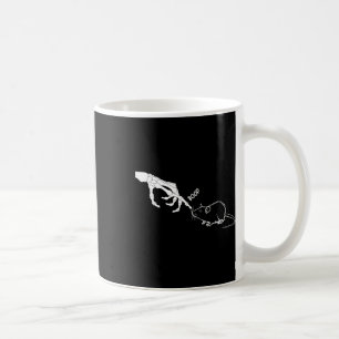Taza De Café Rat Scary Skeleton Hand Boop habló de Halloween