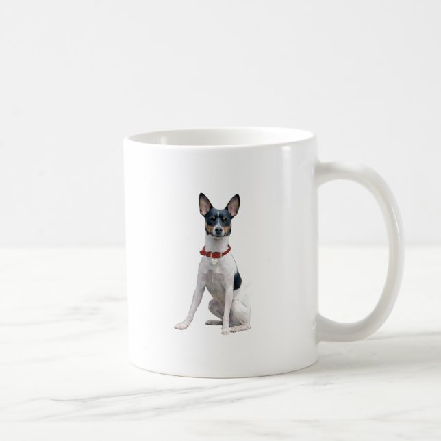 Taza De Café Rat Terrier (A) (Derecha)