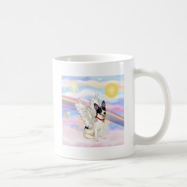Taza De Café Rat Terrier Angel (Derecha)