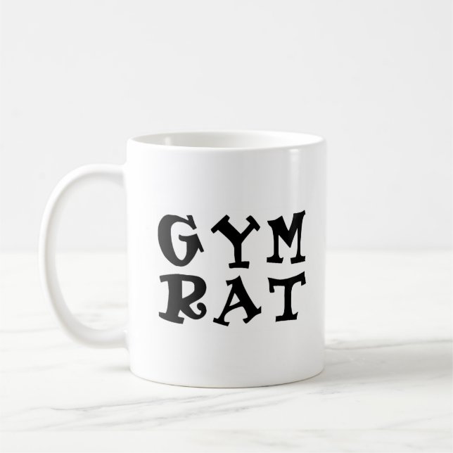 Taza De Café rata de gimnasia (Izquierda)