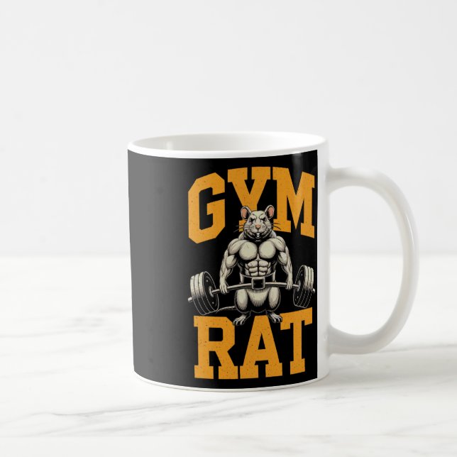 Taza De Café Rata De Gimnasio Significado Gimnasio Ritmo Ritmo  (Derecha)