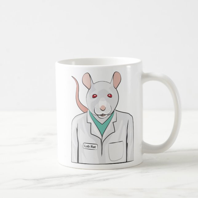 Taza De Café Rata del laboratorio (Derecha)