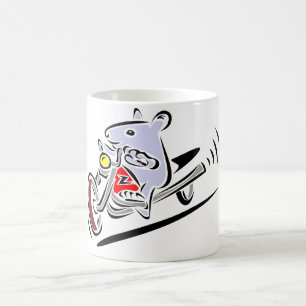 Taza De Café Rata del motorista