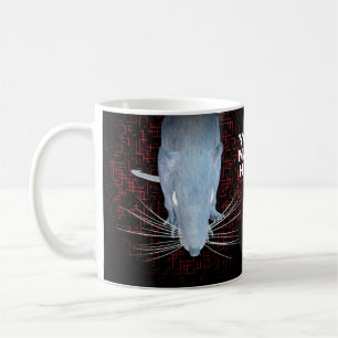 Taza De Café Rata y laberinto. Personalizada