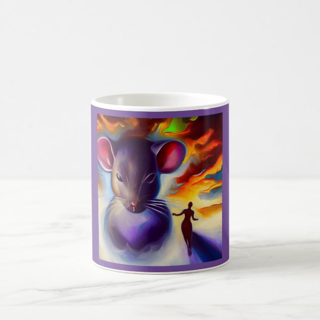 Taza De Café Ratón de animal espiritual 2 Mug (Centro)