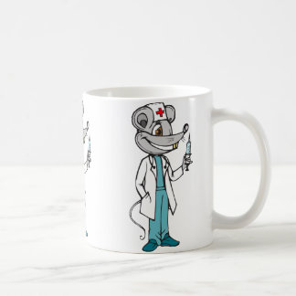 Taza De Café Ratón de la enfermera del médico