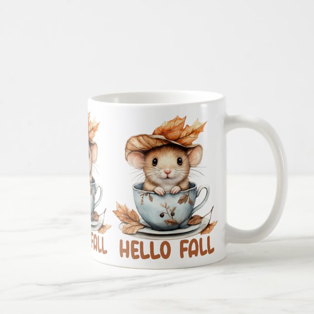Taza de café Ratón de Otoño (Derecha)