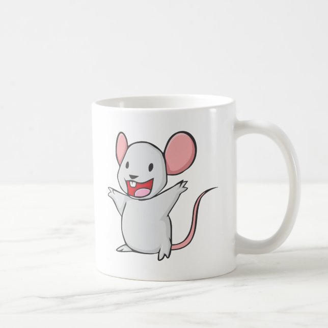 Taza De Café Ratón lindo (Derecha)