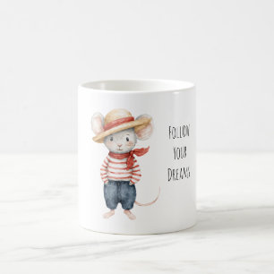 Taza De Café Ratón Sigue Tus Sueños