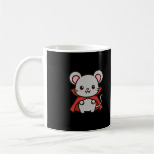 Taza De Café Ratón vampiro lindo de Halloween