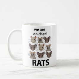 Taza De Café Rats Animal Estamos En Chat Rats Gratis