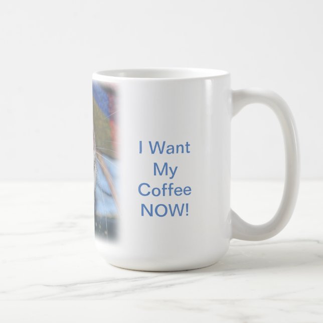 Taza De Café Rattie - ¡Quiero mi café AHORA! (Derecha)