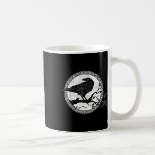Taza De Café Raven Celtic Viking Wisdom Tattoo Art