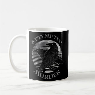 Taza De Café Raven Crow intentó asesinar a Moon Wiccan Pagan