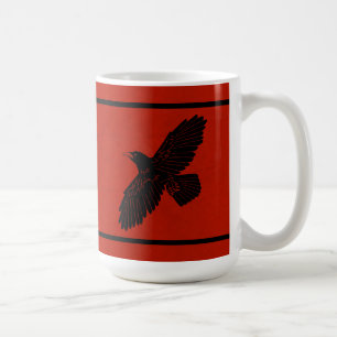 Taza De Café Raven en rojo